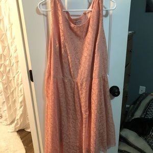 Lace Peach dress 🍑